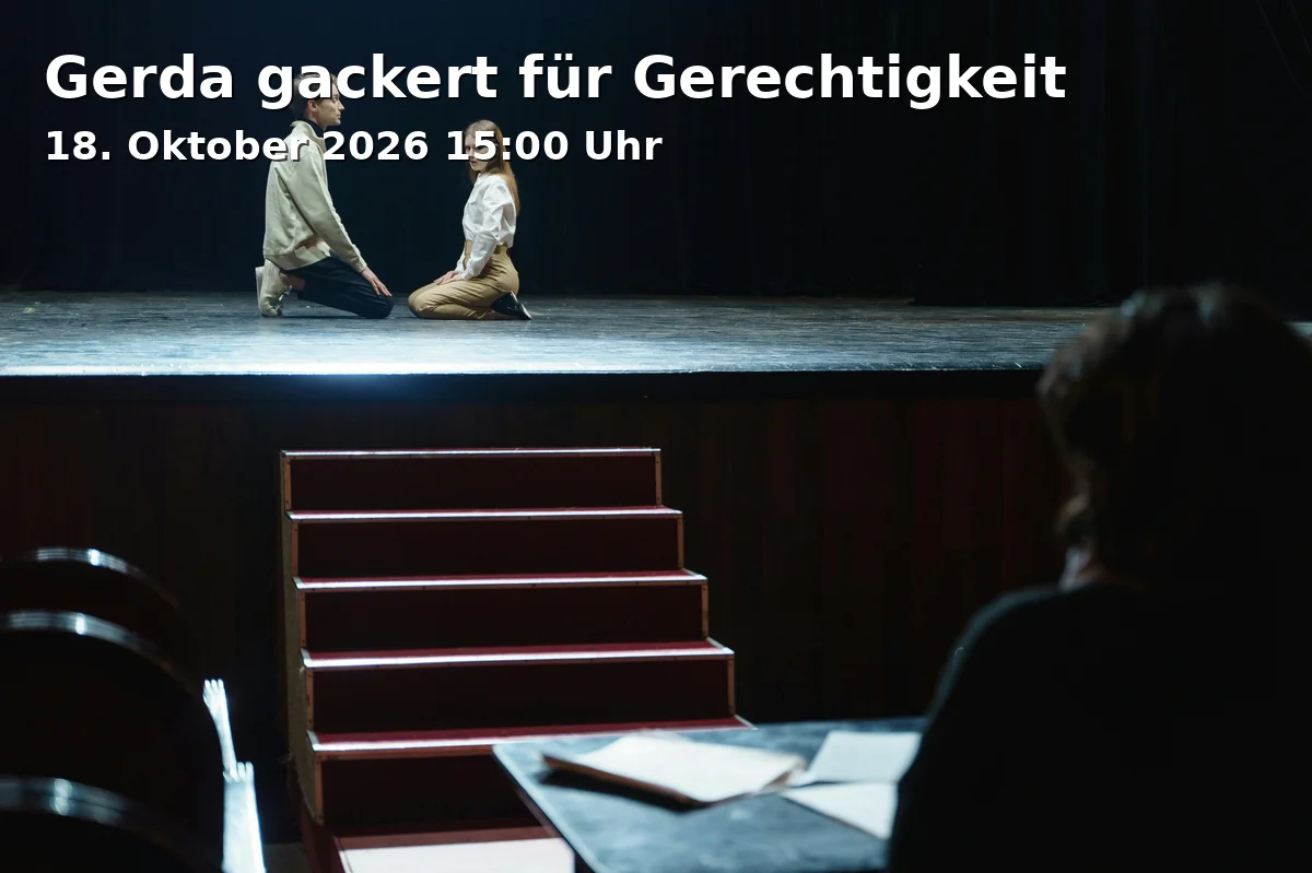 Gerda gackert für Gerechtigkeit
