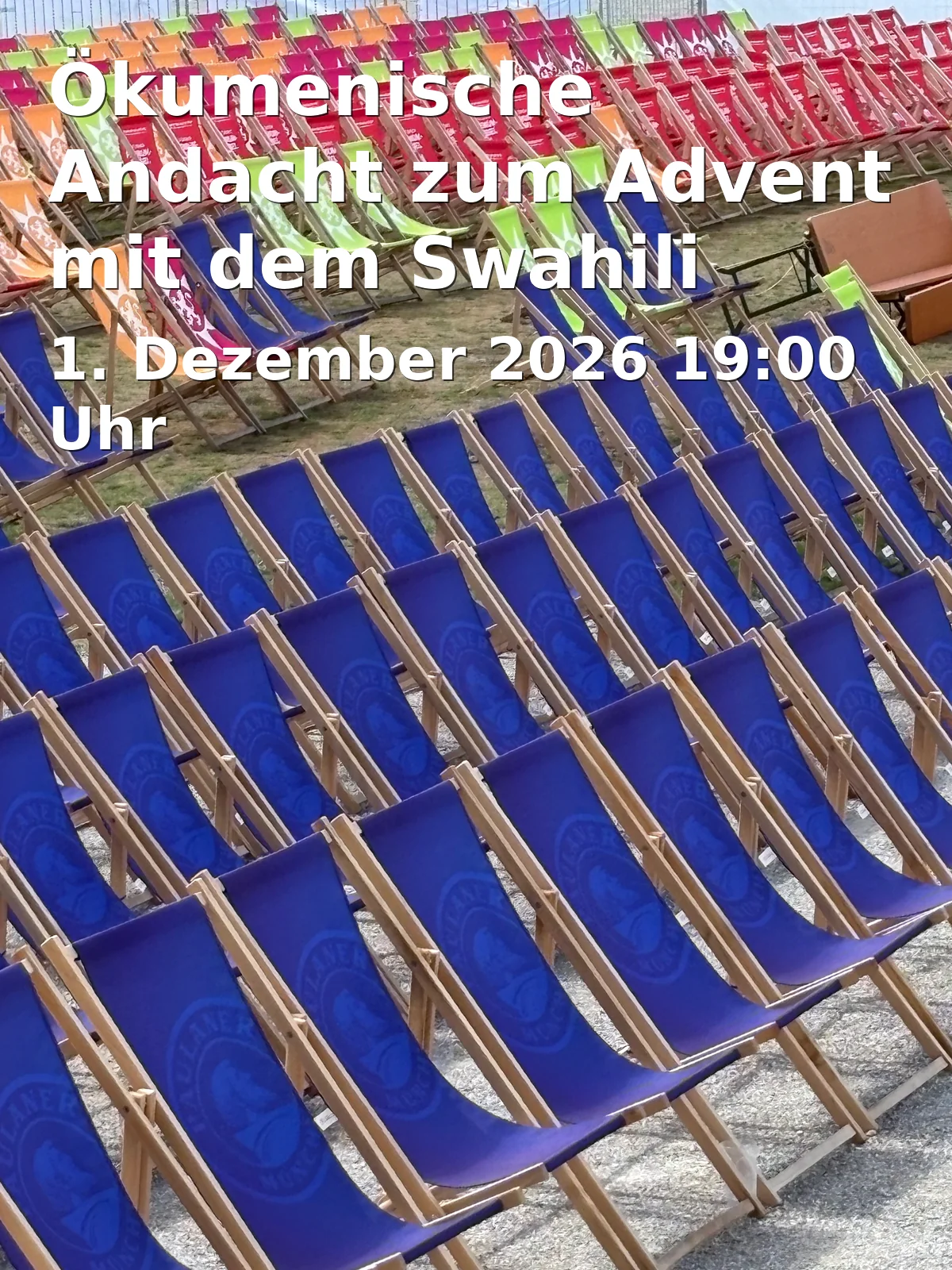 Event: Ökumenische Andacht zum Advent mit dem Swahili Chor Bayreuth in Ökologisch-Botanischer Garten (Universität Bayreuth), Universitätsstraße 30, 95447 Bayreuth on 1. Dezember 2026