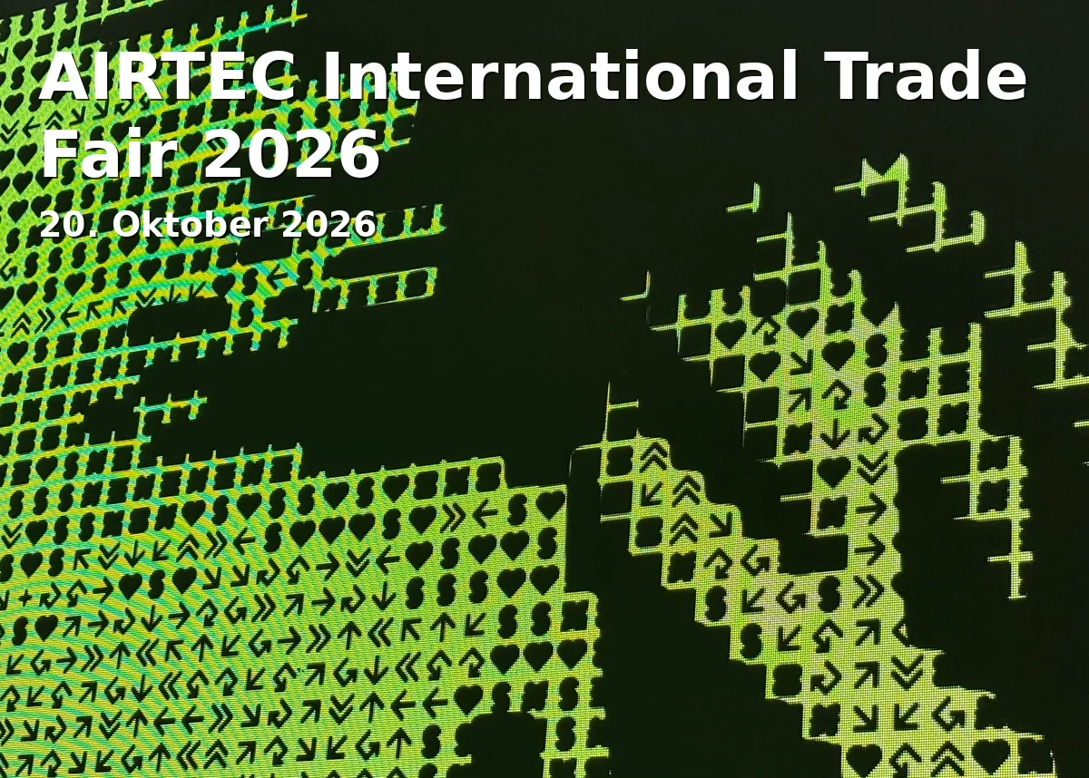 Event: AIRTEC International Trade Fair 2026 in Messe Augsburg, Am Messezentrum 5, 86159 Augsburg on 20. Oktober 2026
