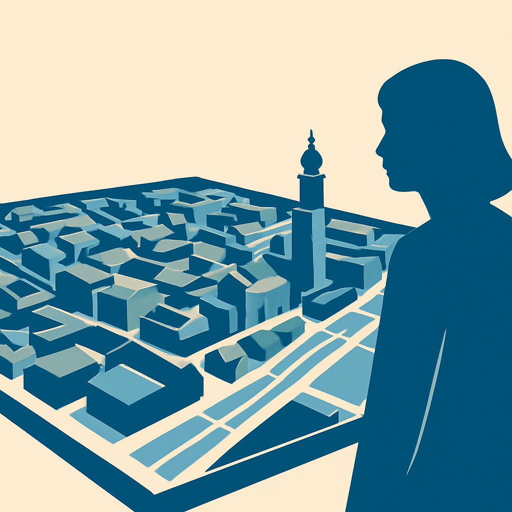 Event: Stadtführung: Barock, Belesen, Beseelt in Erlangen Stadtmitte, am taktilen Stadtplan aus Bronze an der Ecke Hauptstraße / Südliche Stadtmauerstraße on 18. Oktober 2026