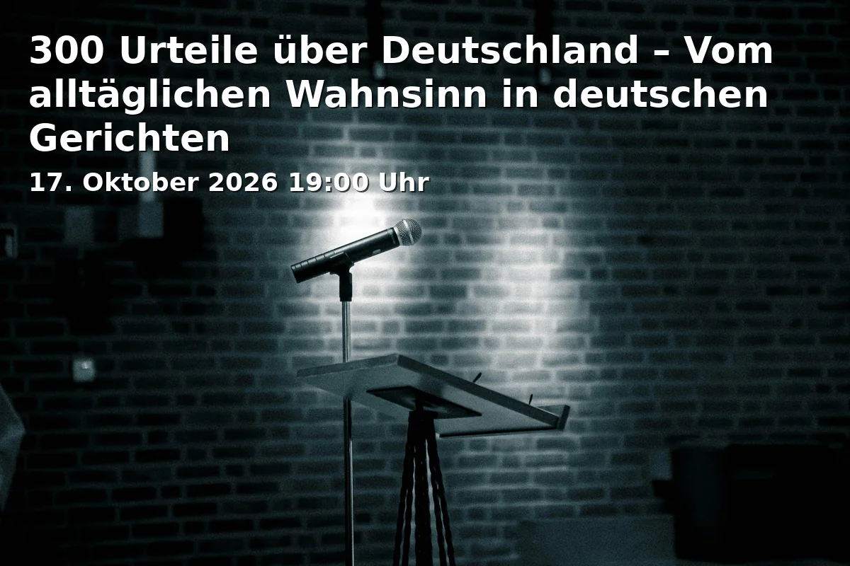 300 Urteile über Deutschland – Vom alltäglichen Wahnsinn in deutschen Gerichten