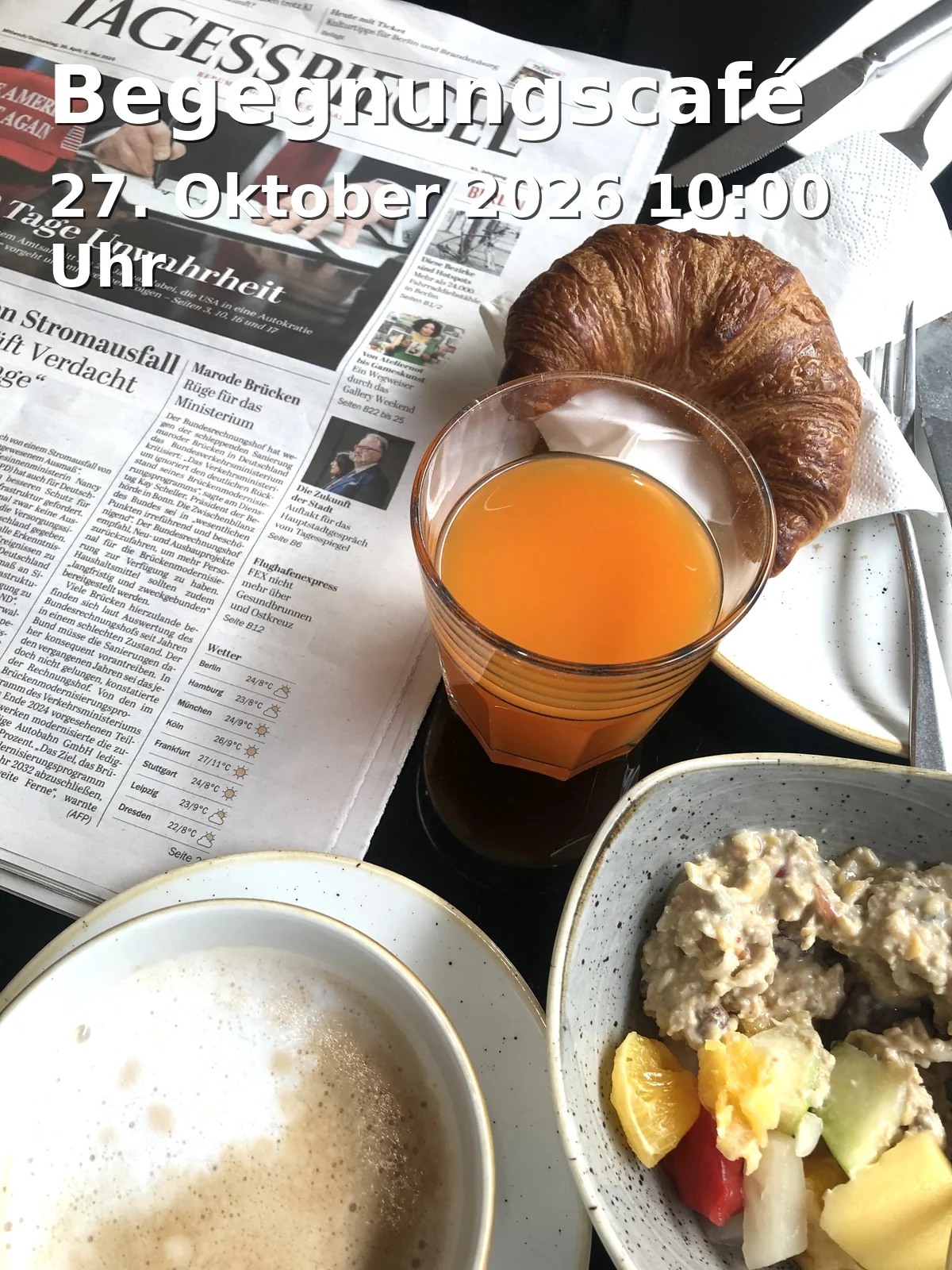 Event: Begegnungscafé in Heilsarmee, Märkische Straße 34, 45888 Gelsenkirchen on 27. Oktober 2026
