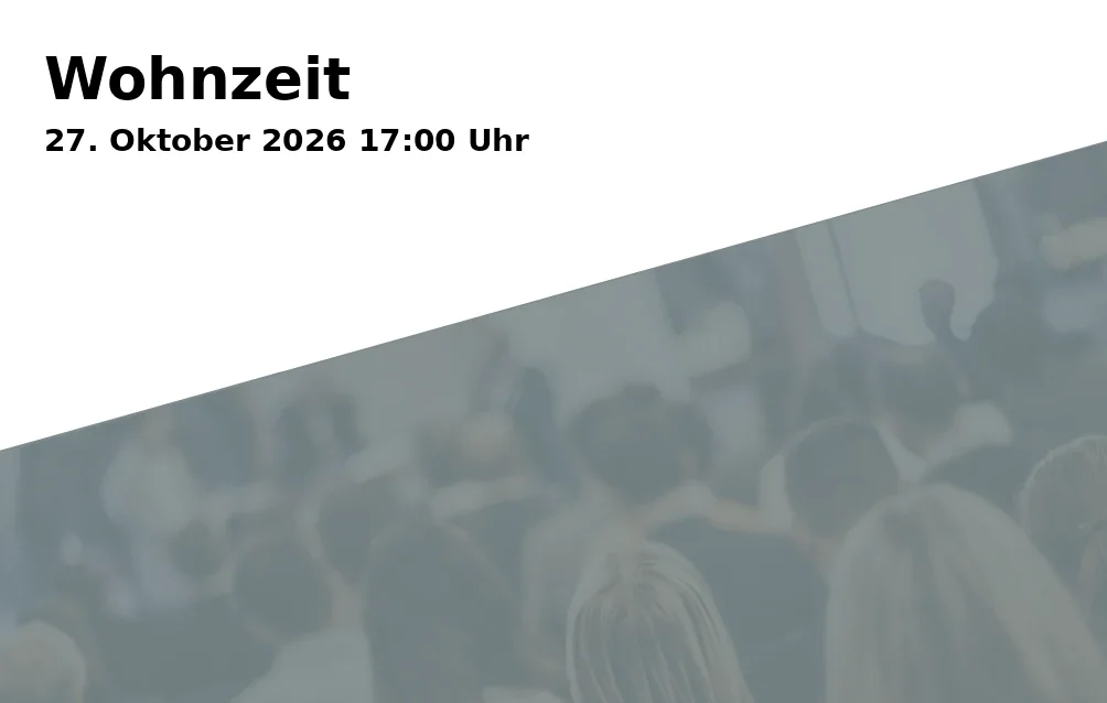 Event: Wohnzeit in Wohnzimmer GE, Wilhelminenstraße 174b, 45881 Gelsenkirchen on 27. Oktober 2026