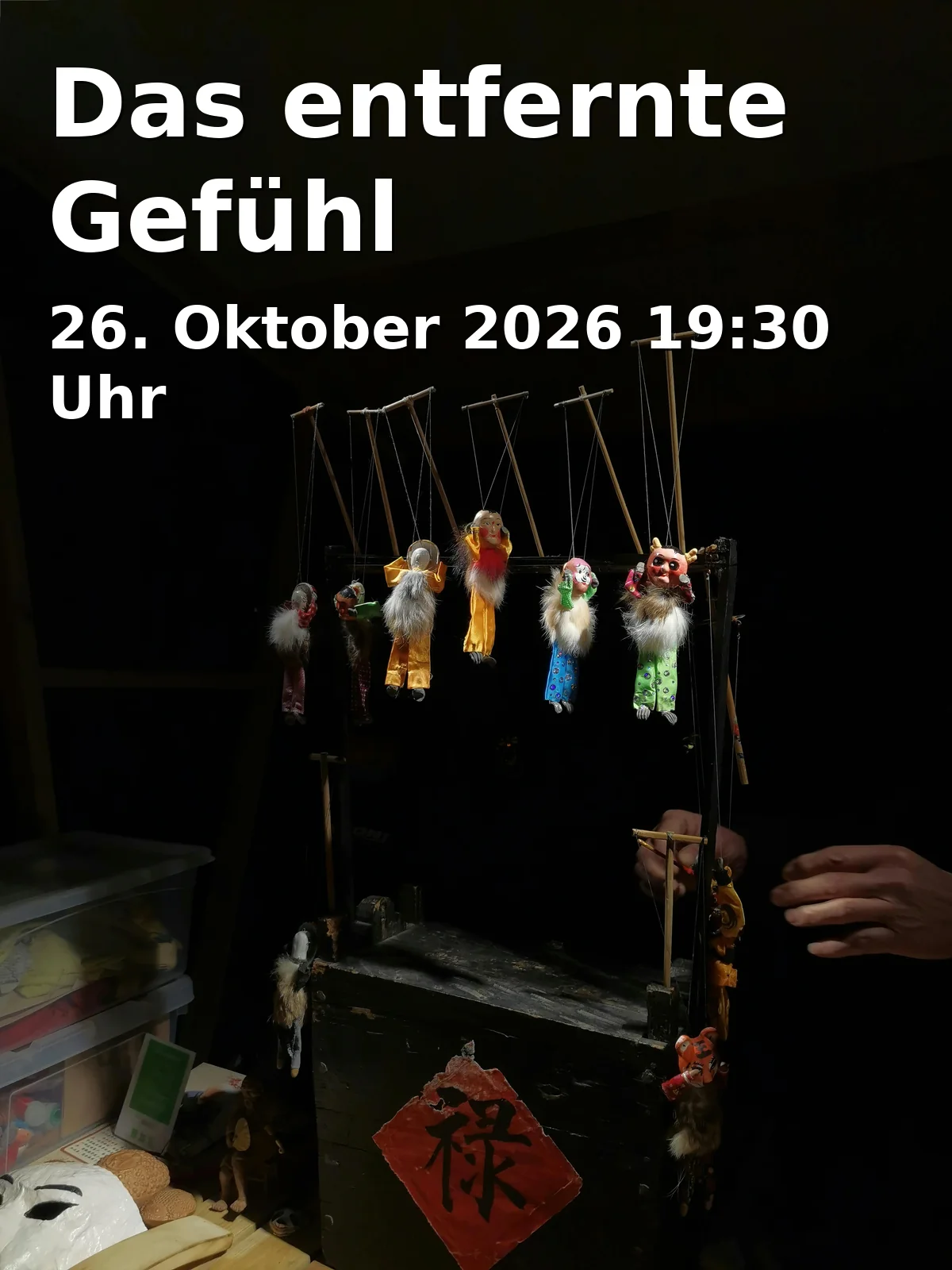 Event: Das entfernte Gefühl in Gemeinschaftshaus der Landeskirchlichen Gemeinschaft MM e. V. (die Apis), Bodenseestr. 1, 87700 Memmingen on 26. Oktober 2026