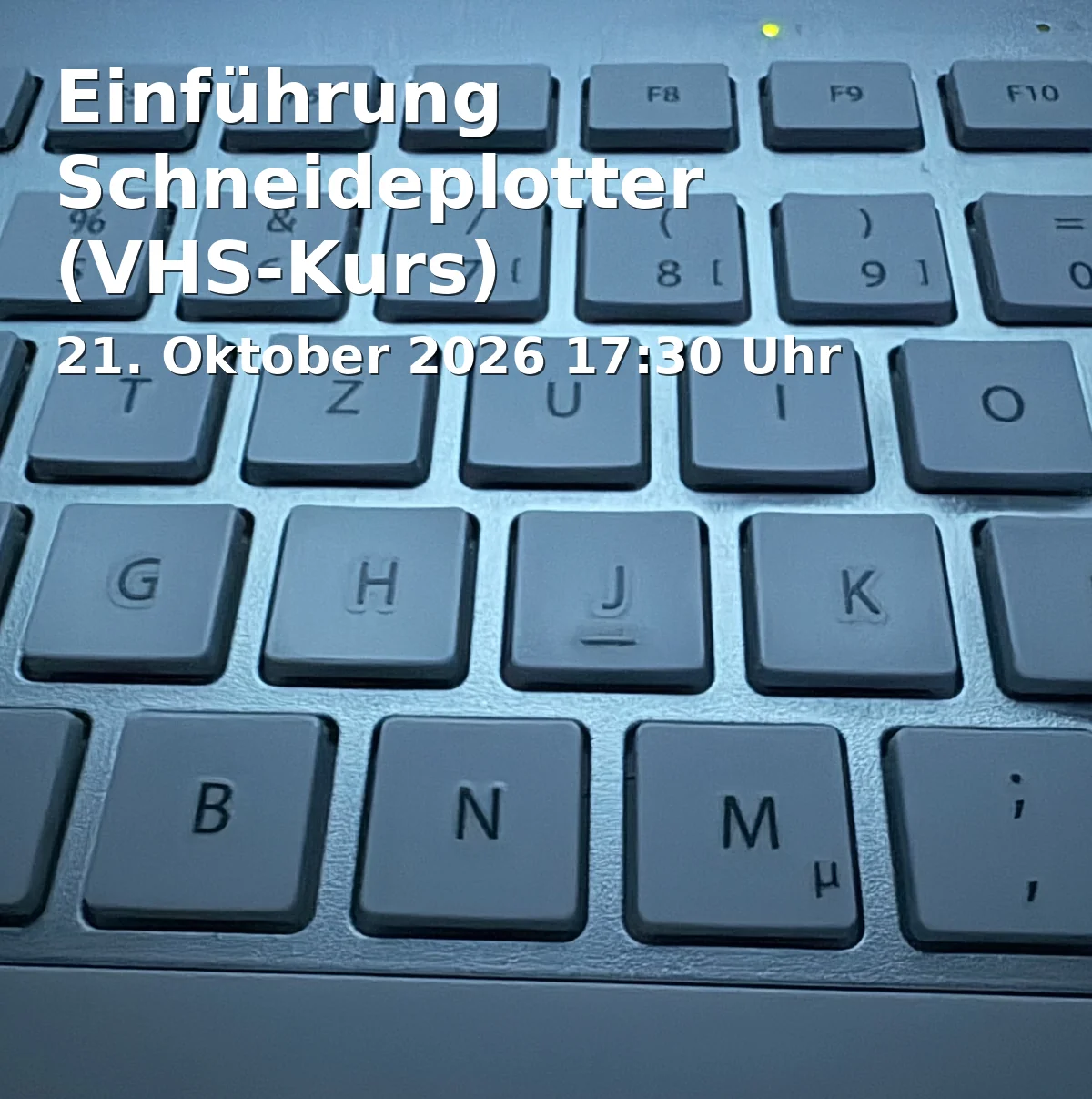 Einführung Schneideplotter (VHS-Kurs)