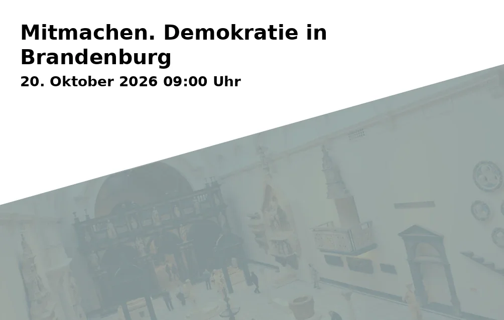 Mitmachen. Demokratie in Brandenburg