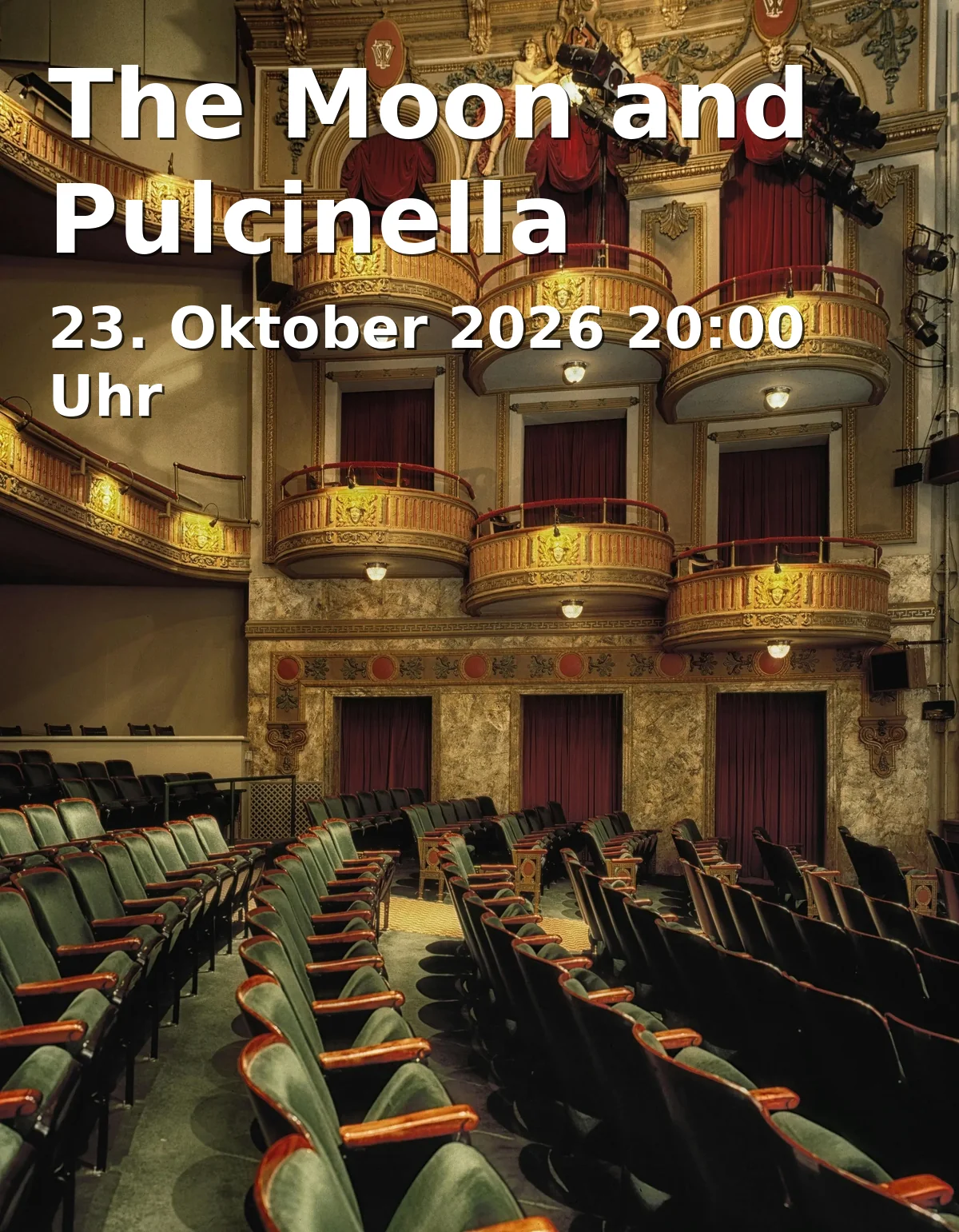 Event: The Moon and Pulcinella in Münchner Marionettentheater, Blumenstraße 32, 80331 München on 23. Oktober 2026