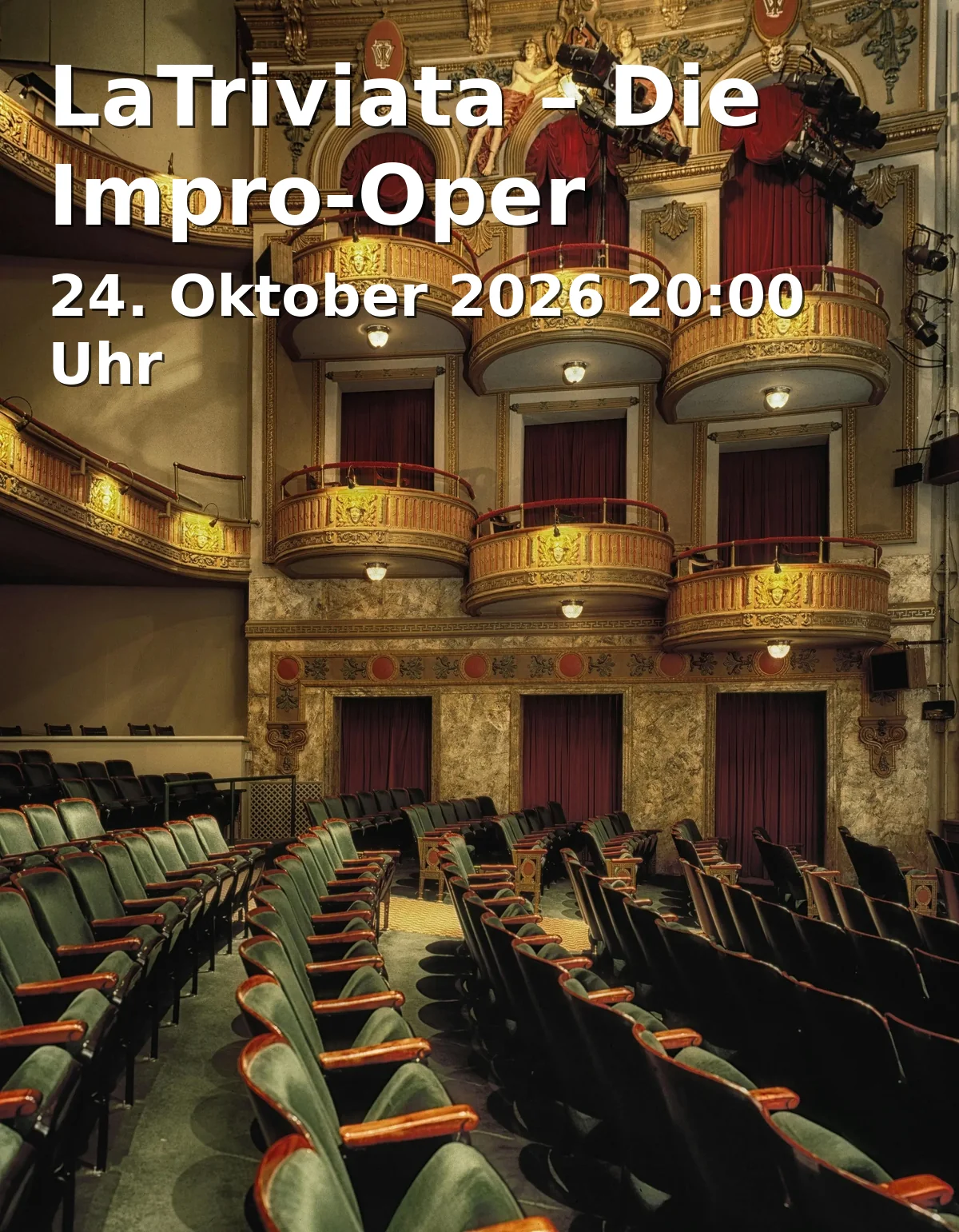 Event: LaTriviata – Die Impro-Oper in Pasinger Fabrik, August-Exter-Straße 1, 81245 München on 24. Oktober 2026