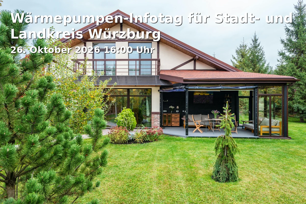 Wärmepumpen-Infotag für Stadt- und Landkreis Würzburg