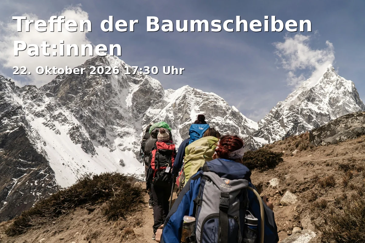 Treffen der Baumscheiben Pat:innen