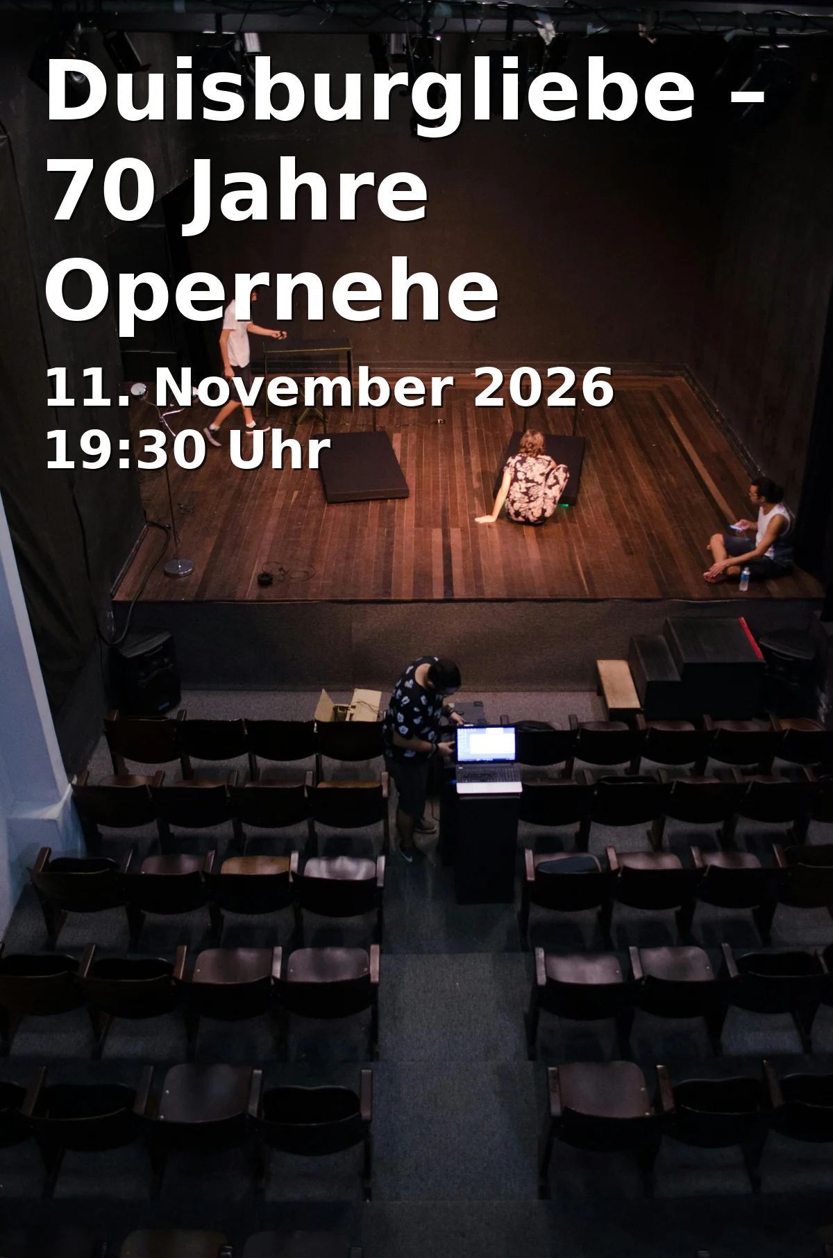 Event: Duisburgliebe – 70 Jahre Opernehe in Theater Duisburg – Ballettsaal, Opernplatz, 47051 Duisburg on 11. November 2026