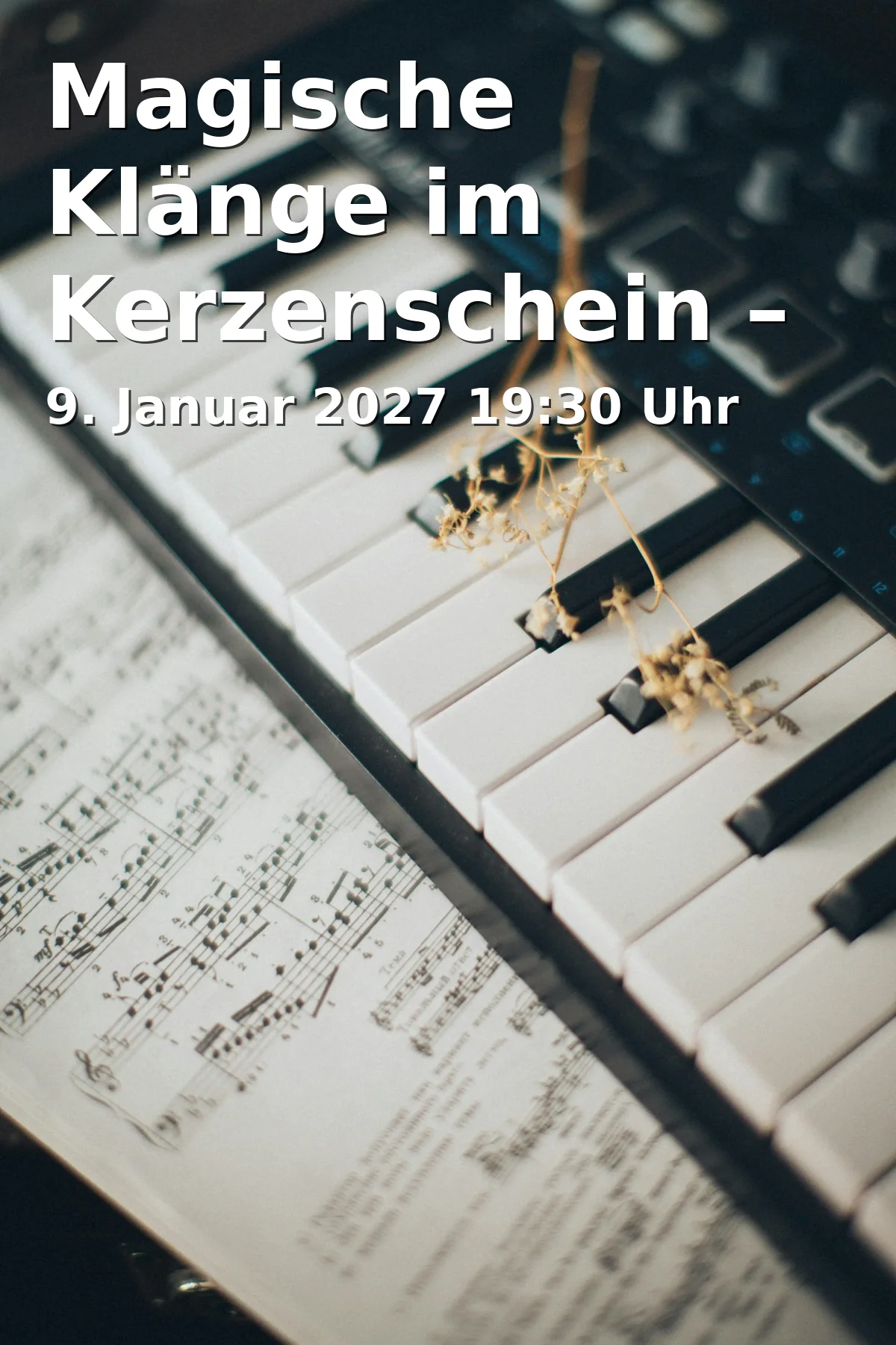 Event: Magische Klänge im Kerzenschein – The Music of Harry Potter in Edwin-Scharff-Haus, Silcherstraße 40, 89231 Neu-Ulm on 9. Januar 2027