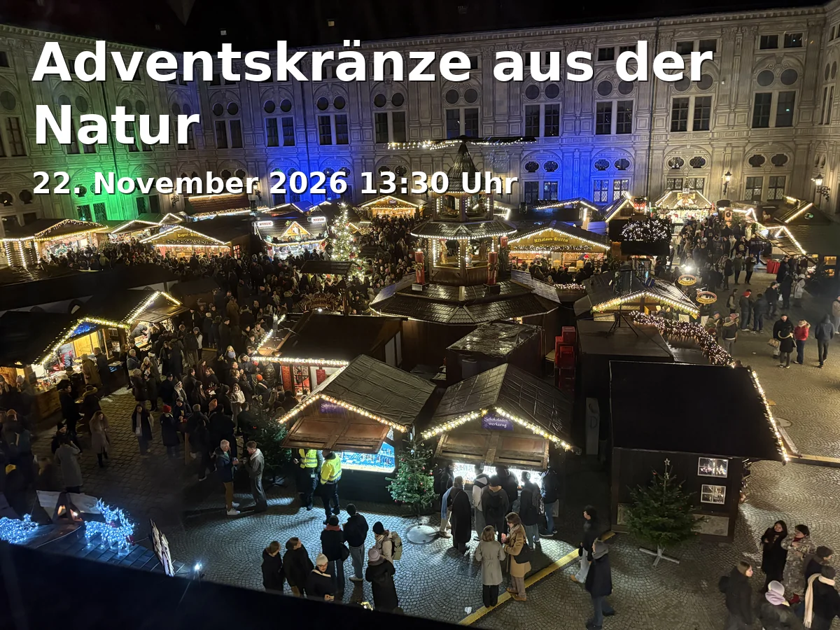 Event: Adventskränze aus der Natur in HeideHaus, Admiralbogen 77, 80939 München on 22. November 2026