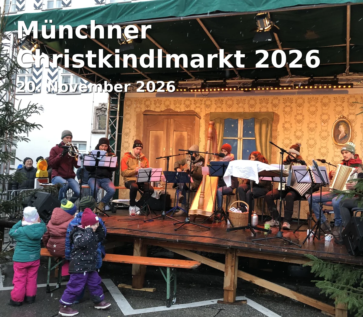 Event: Münchner Christkindlmarkt 2026 in Münchner Christkindlmarkt rund um den Marienplatz, München on 20. November 2026
