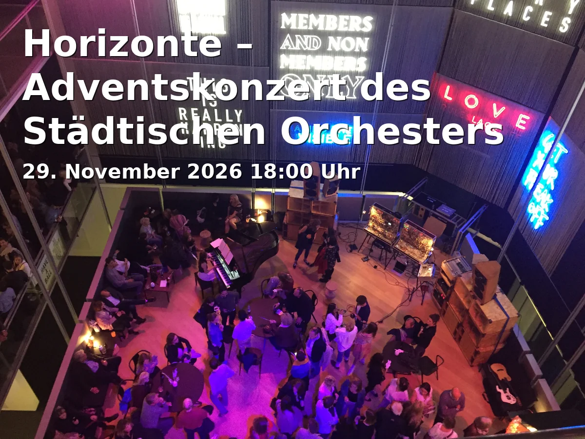 Event: Horizonte – Adventskonzert des Städtischen Orchesters in Salvatorkirche Aalen, Adresse k.A., Aalen on 29. November 2026