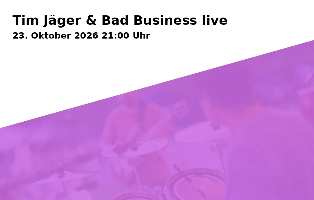 Tim Jäger & Bad Business live