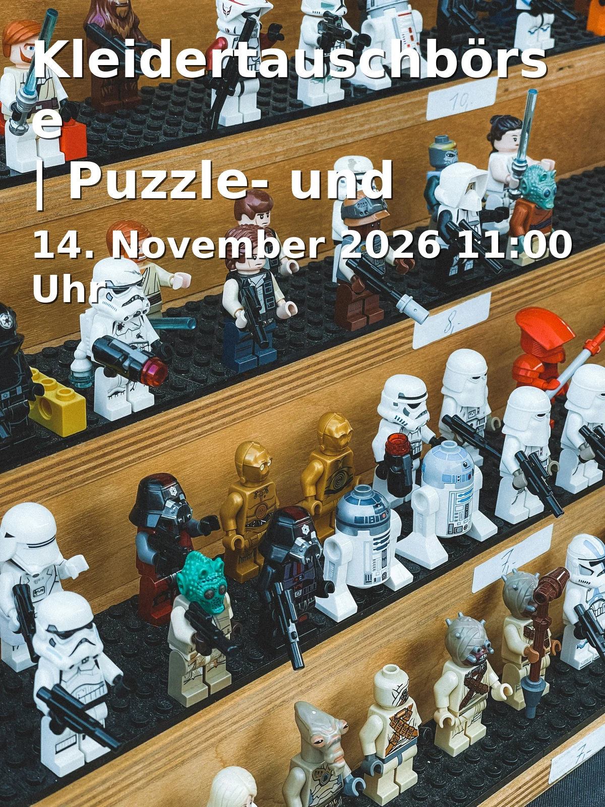 Event: Kleidertauschbörse | Puzzle- und Spieletauschbörse | Repaircafé in Volkshochschule im Bildungs- und Verwaltungszentrum, Gustav-Heinemann-Platz 2-6, 44787 Bochum on 14. November 2026