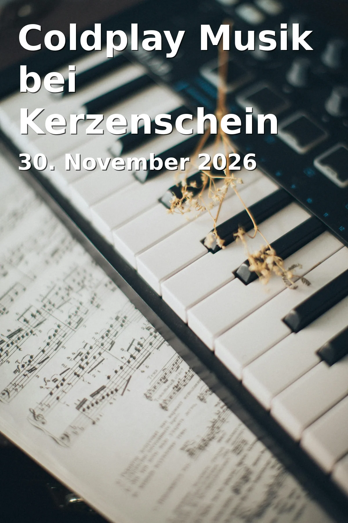 Event: Coldplay Musik bei Kerzenschein in Freiheitshalle Hof, Kulmbacher Str. 4, 95030 Hof on 30. November 2026