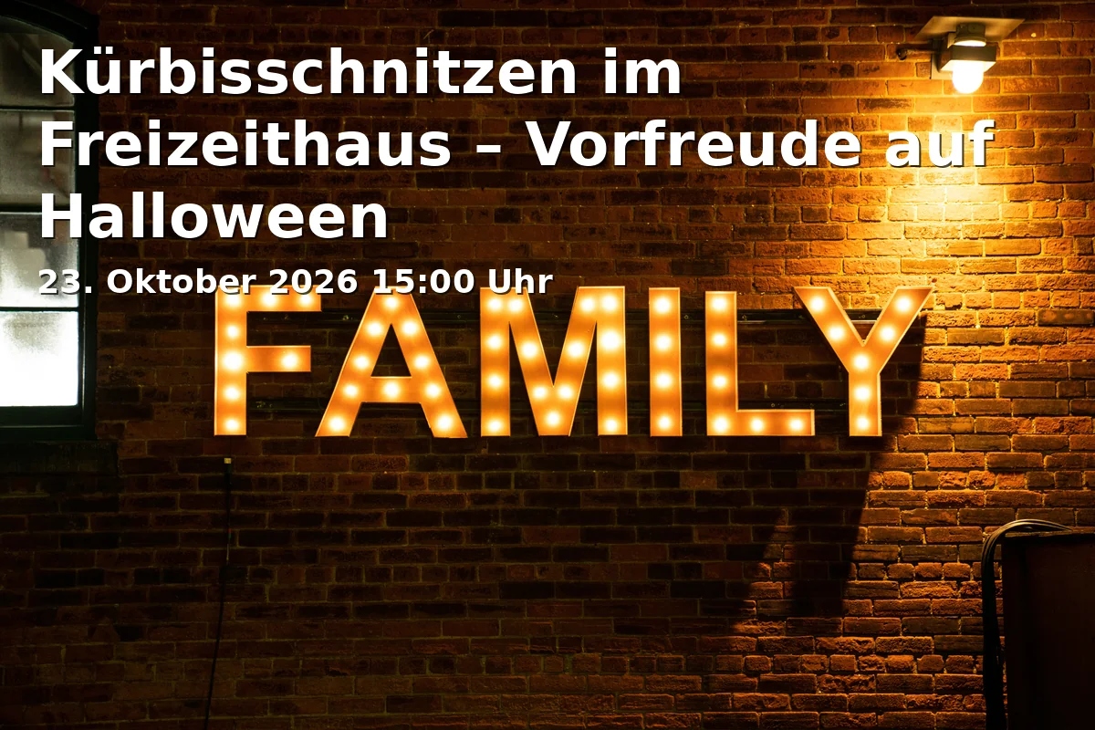 Kürbisschnitzen im Freizeithaus – Vorfreude auf Halloween