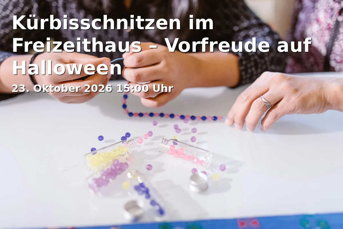 Kürbisschnitzen im Freizeithaus – Vorfreude auf Halloween