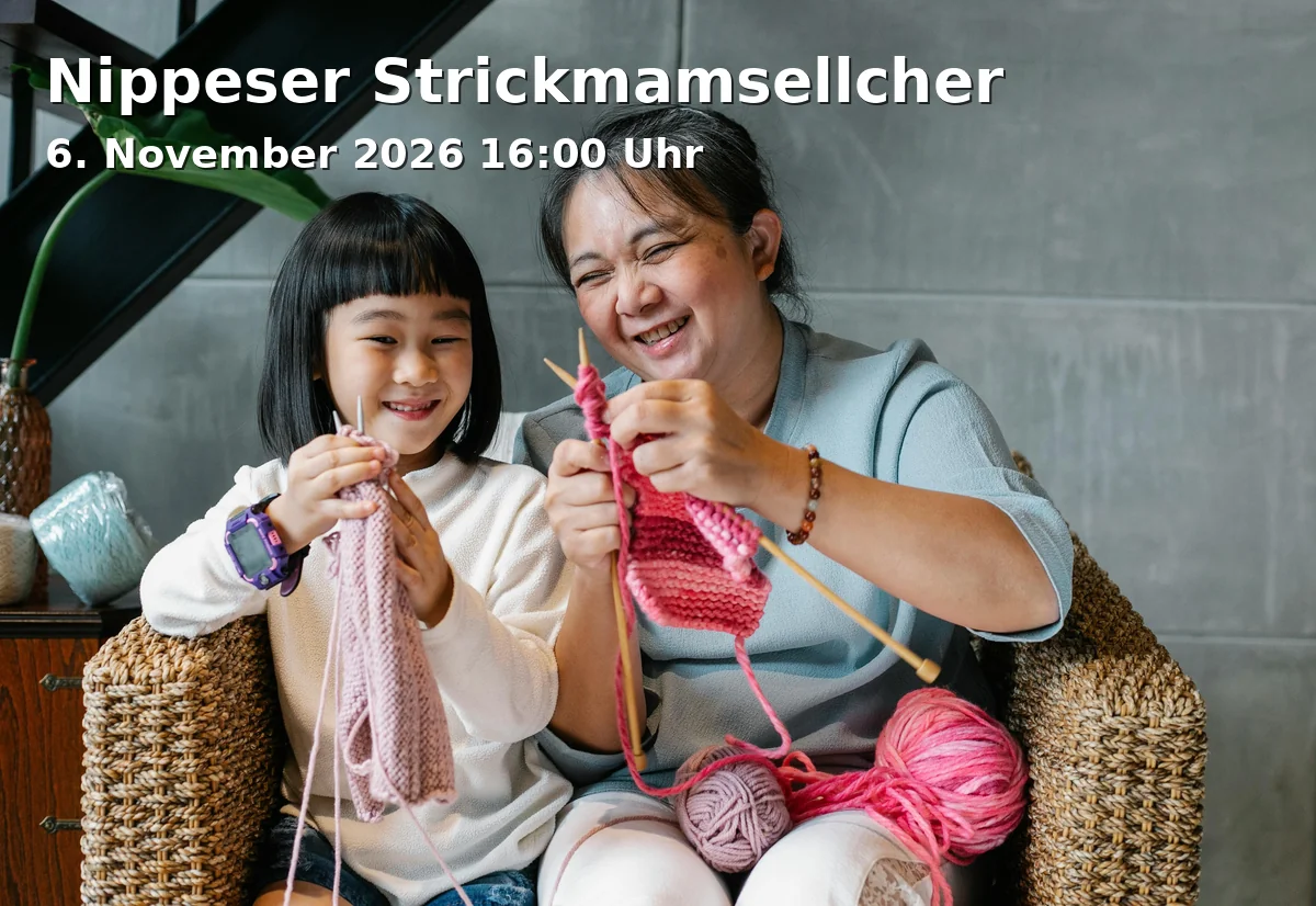 Event: Nippeser Strickmamsellcher in Stadtteilbibliothek Nippes, Neusser Straße 450, 50733 Köln on 6. November 2026