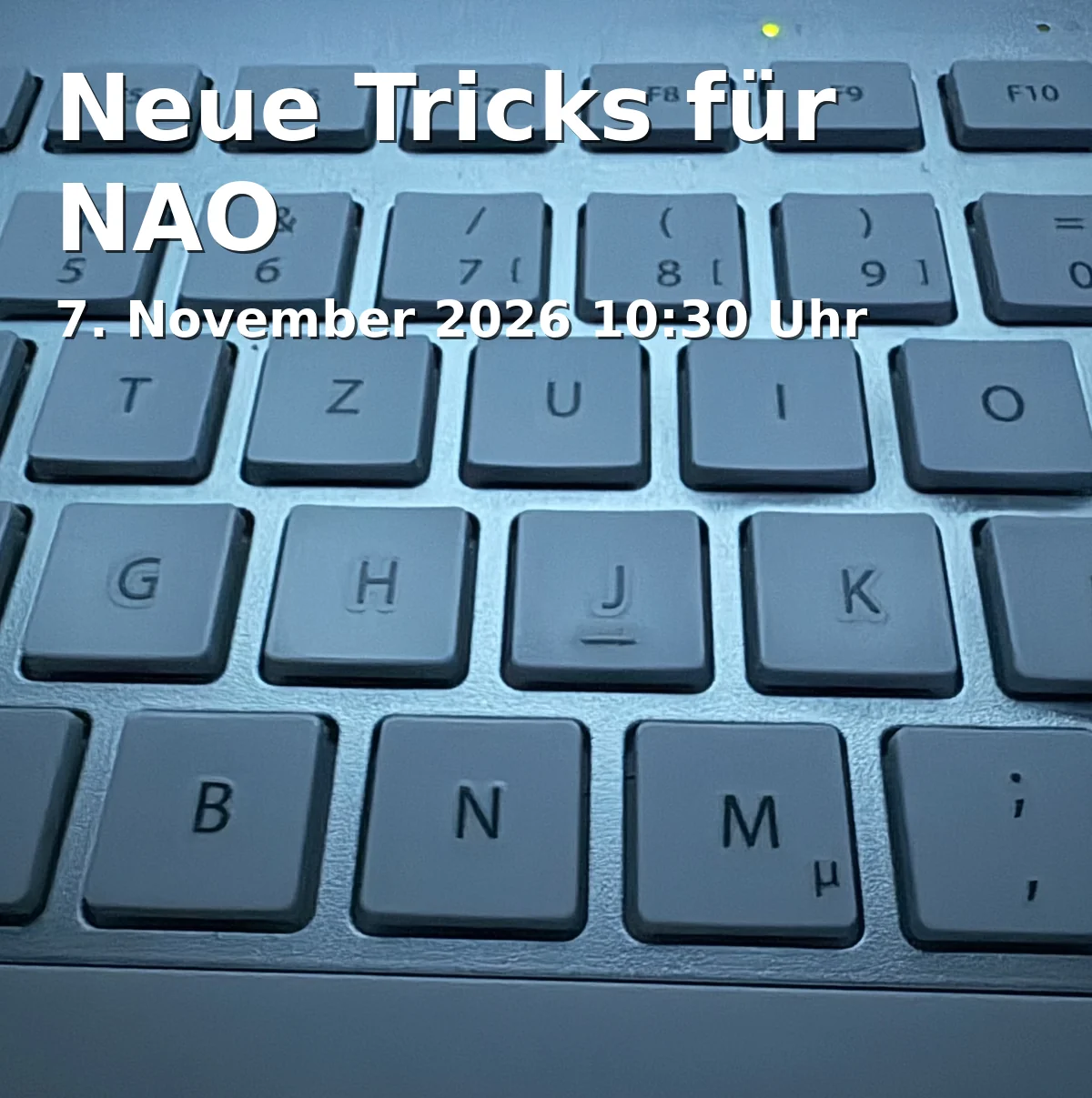 Event: Neue Tricks für NAO in Interim Zentralbibliothek, Hohe Straße 68-82, 50667 Köln on 7. November 2026