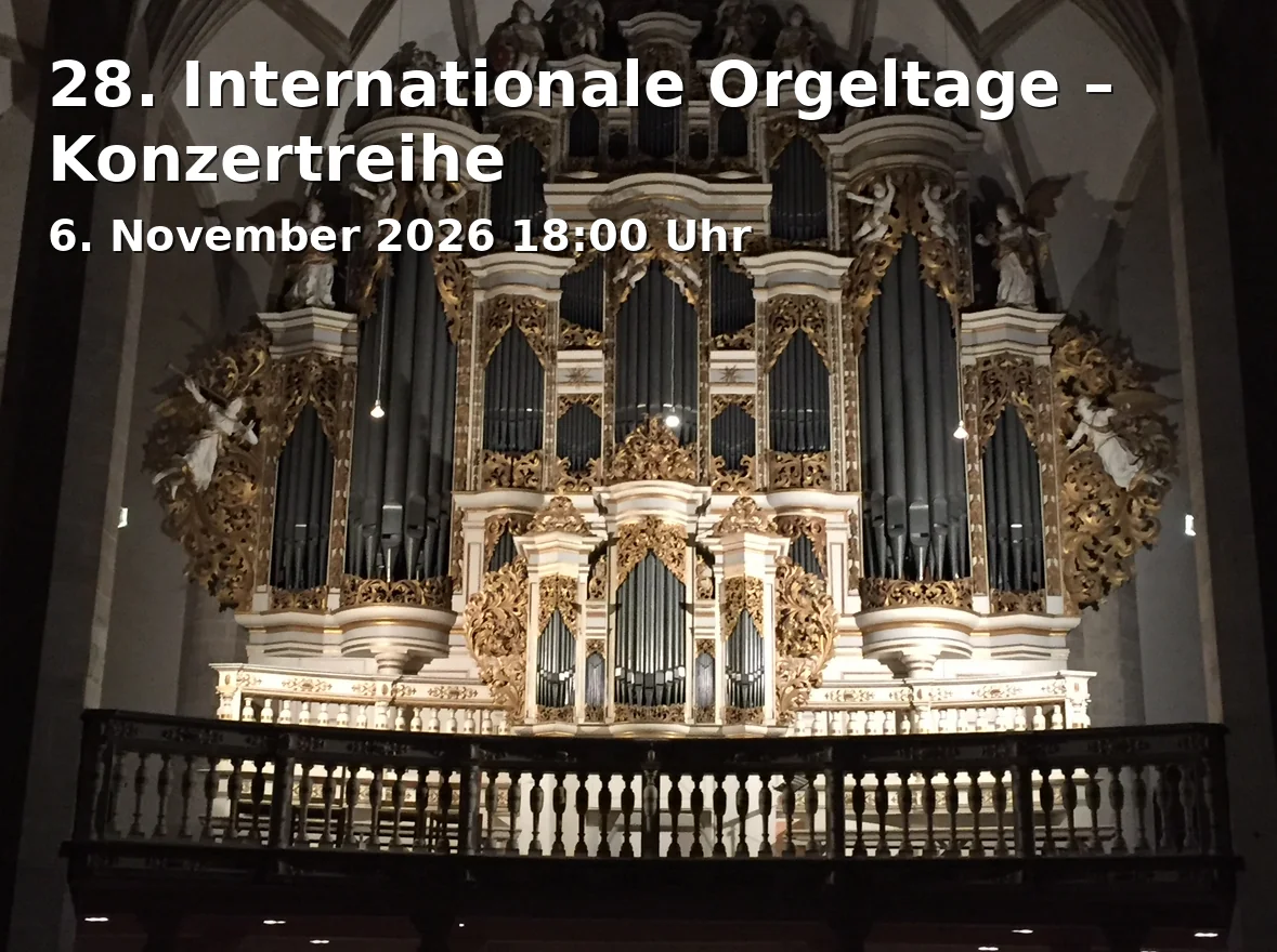 Event: 28. Internationale Orgeltage – Konzertreihe in St. Jacobi Kirche Göttingen, Göttingen on 6. November 2026