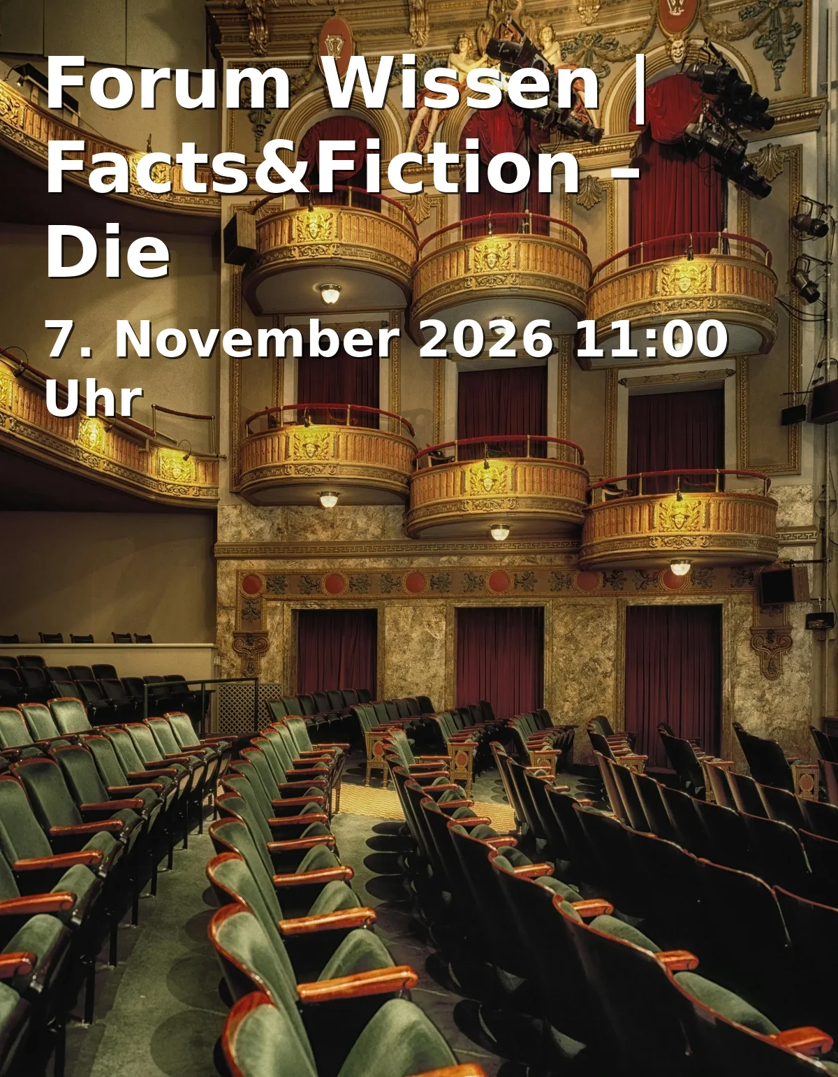 Event: Forum Wissen | Facts&Fiction – Die Improtheater-Tour durch das Forum Wissen in Forum Wissen, Berliner Straße 28, 37073 Göttingen on 7. November 2026
