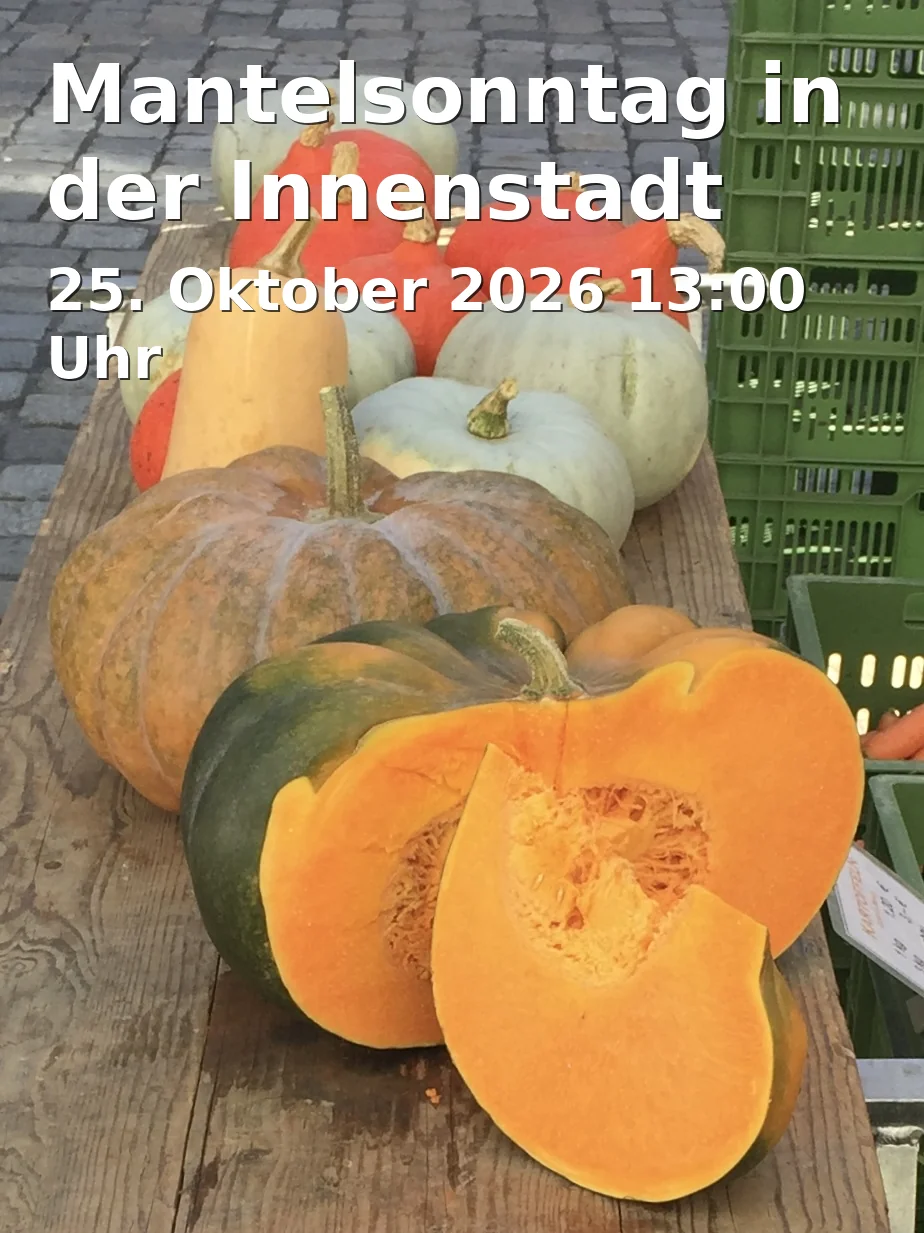 Mantelsonntag in der Innenstadt