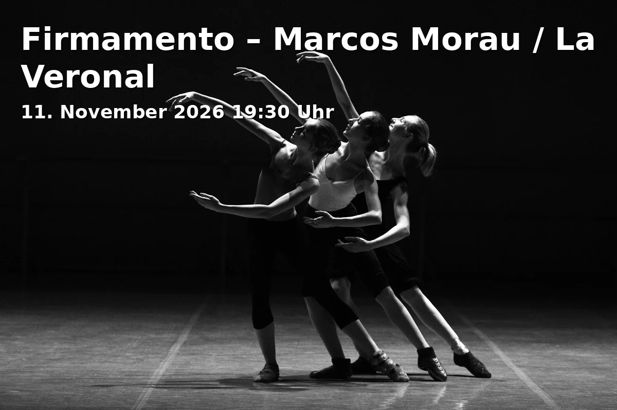 Event: Firmamento – Marcos Morau / La Veronal in Kleines Haus des Staatstheaters Darmstadt, k.A., Darmstadt on 11. November 2026
