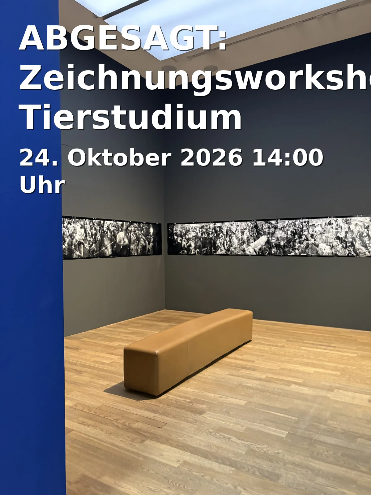 ABGESAGT: Zeichnungsworkshop: Tierstudium