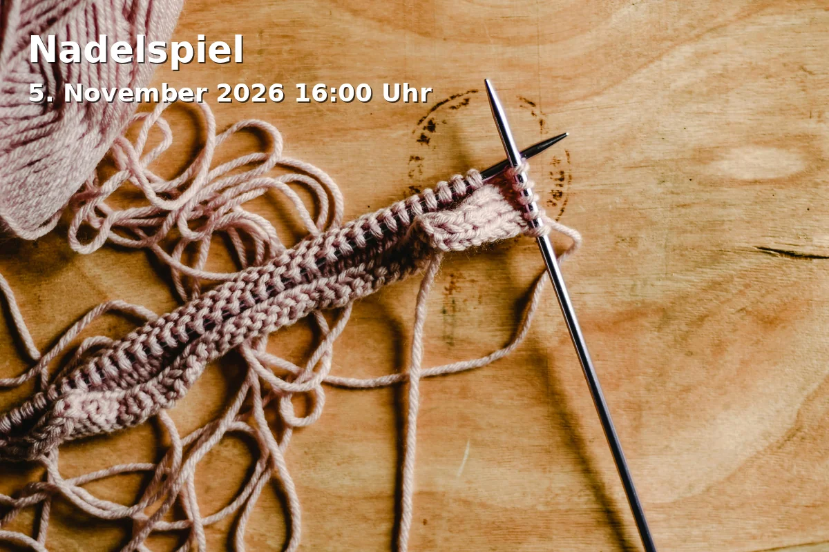Event: Nadelspiel in Stadtteilbibliothek Chorweiler, Pariser Platz 1, 50765 Köln on 5. November 2026