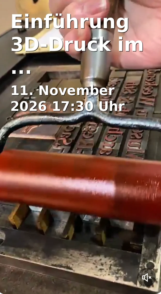 Event: Einführung 3D-Druck im Schichtschmelzverfahren in FabLab Bayreuth - Offene Hightechwerkstatt Oberfranken, Ludwig-Thoma-Straße 36B, 95447 Bayreuth on 11. November 2026