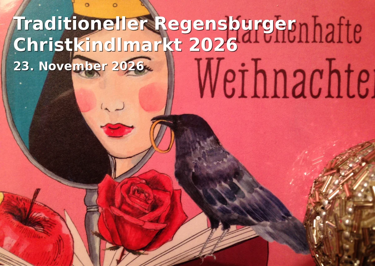 Event: Traditioneller Regensburger Christkindlmarkt 2026 in Neupfarrplatz, k.A., Regensburg on 23. November 2026