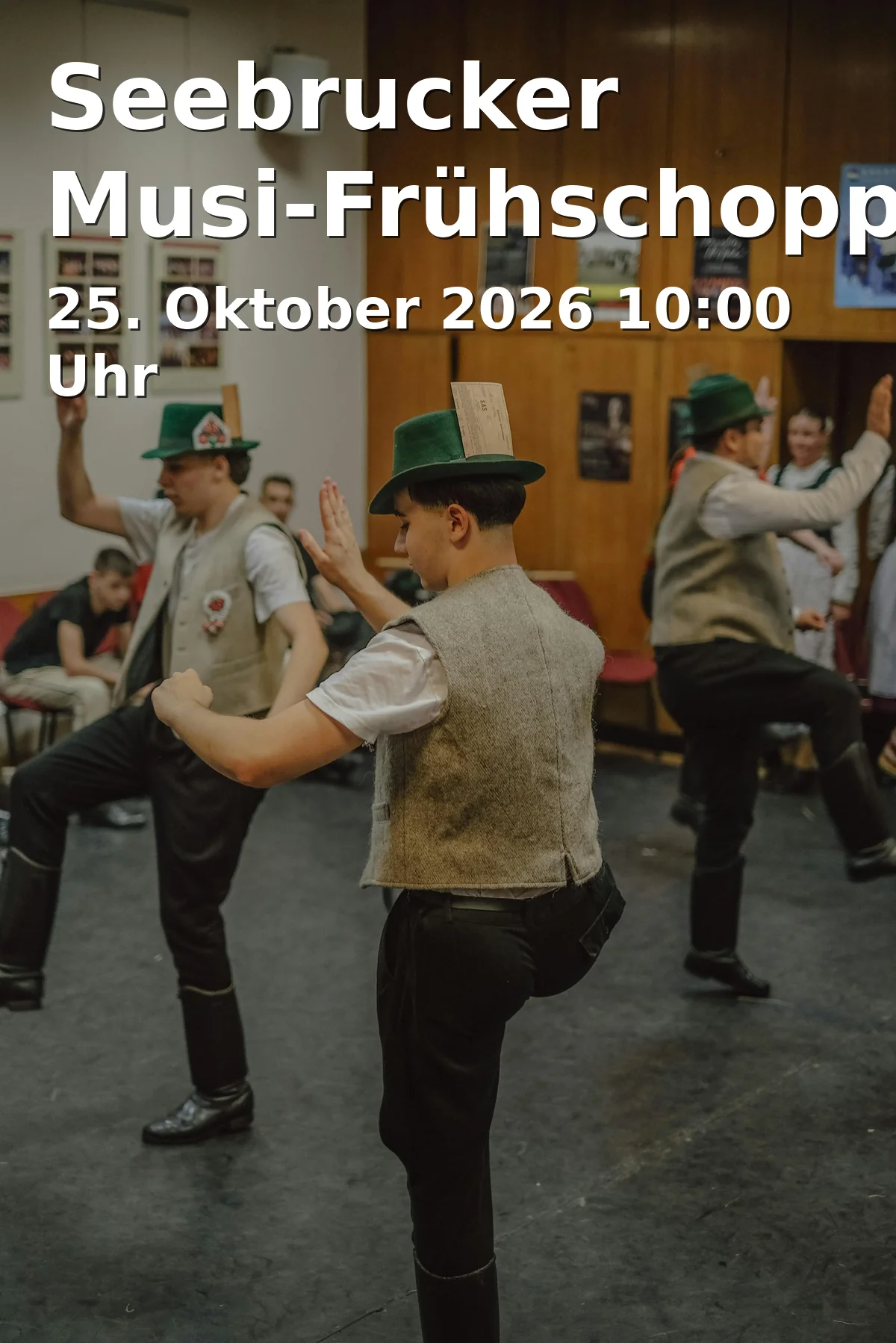 Event: Seebrucker Musi-Frühschoppen in Trachtenvereinsheim Seebruck, Pullacher Straße 5, 83358 Seebruck on 25. Oktober 2026