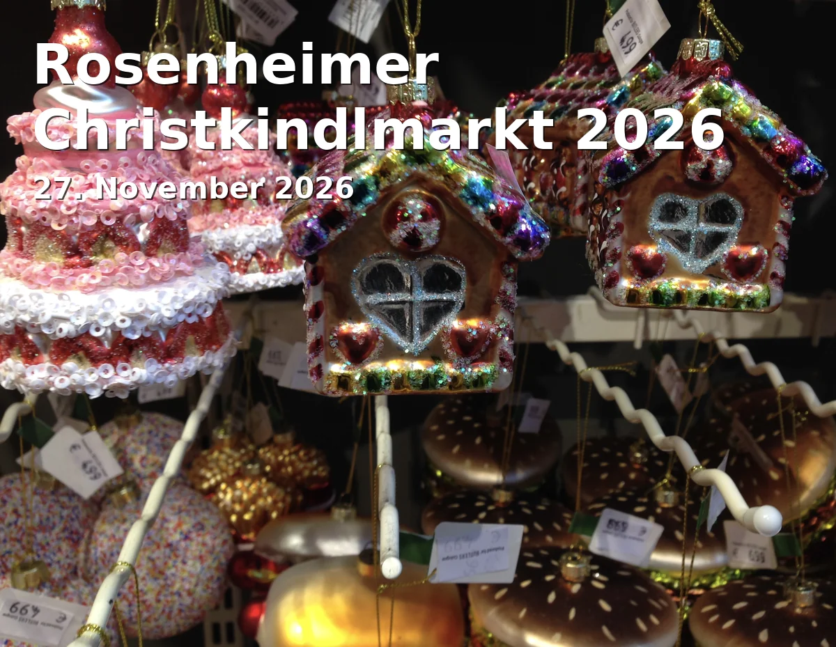 Rosenheimer Christkindlmarkt 2026