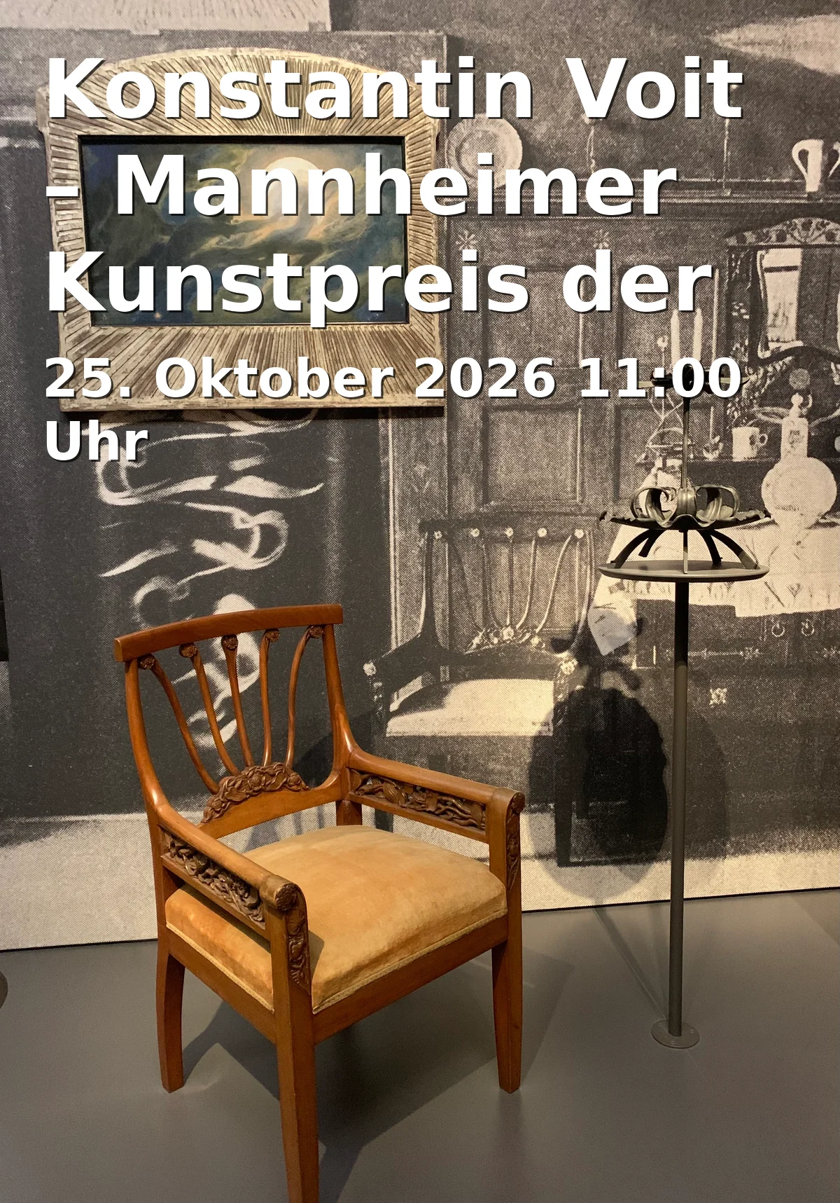 Event: Konstantin Voit – Mannheimer Kunstpreis der Heinrich-Vetter-Stiftung in PORT25 – Raum für Gegenwartskunst, Hafenstraße 25–27, 68159 Mannheim on 25. Oktober 2026