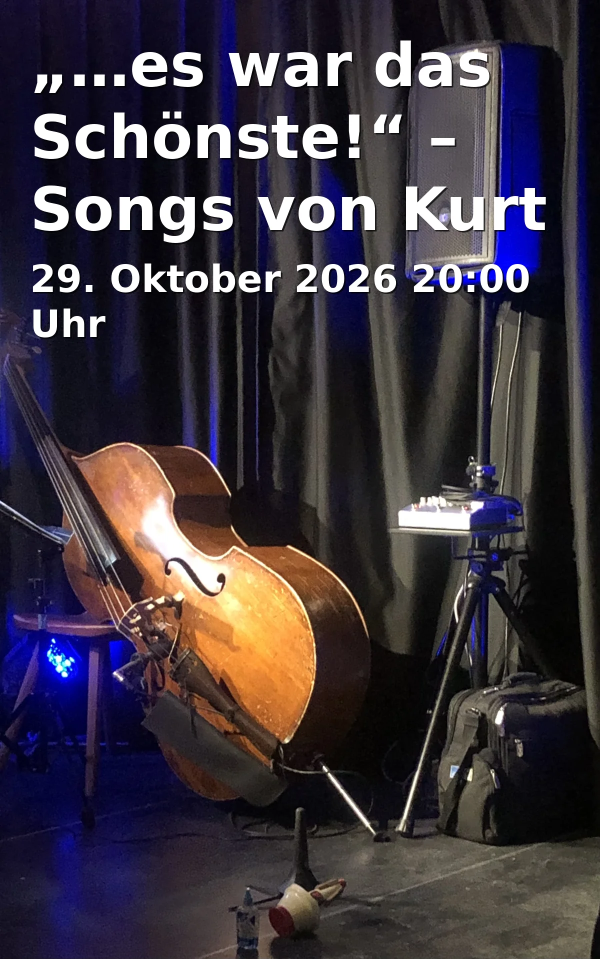 Event: „…es war das Schönste!“ – Songs von Kurt Weill in Landsberger Straße 57, 82266 Inning am Ammersee on 29. Oktober 2026