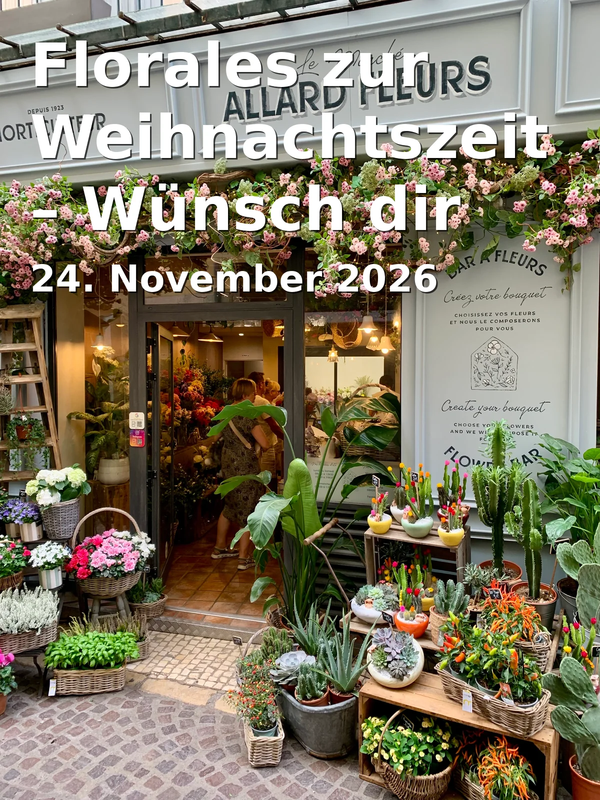 Event: Florales zur Weihnachtszeit – Wünsch dir was in Felsenkeller des Erfurter Dombergs, Domplatz 1, 99084 Erfurt on 24. November 2026