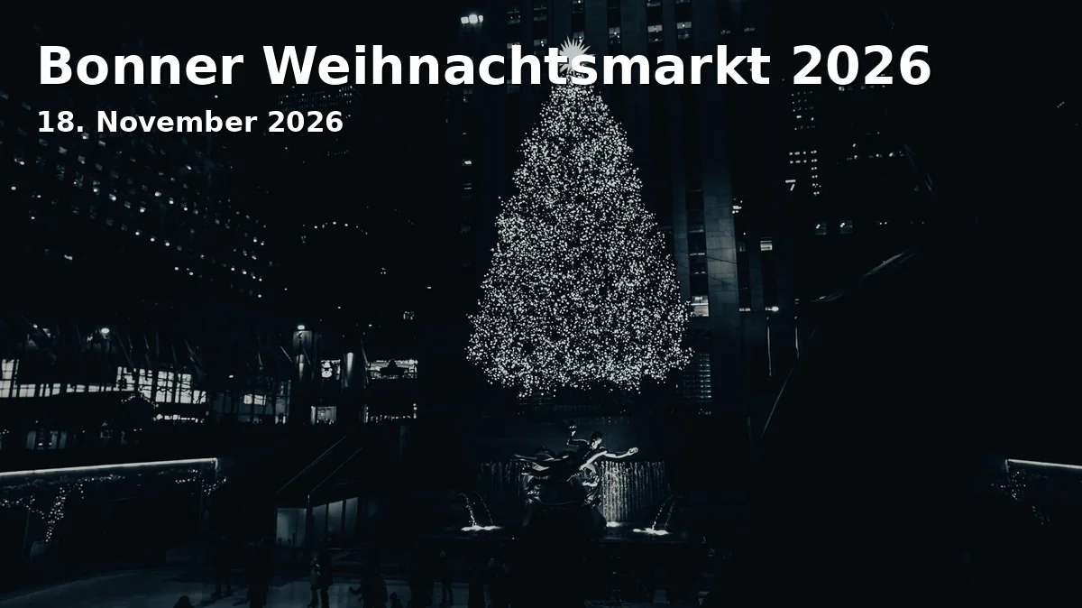 Event: Bonner Weihnachtsmarkt 2026