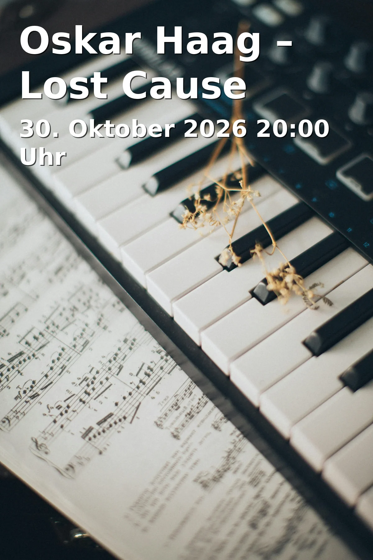 Event: Oskar Haag – Lost Cause in Münchner Volkstheater, Bühne 2, Tumblingerstraße 29, 80337 München on 30. Oktober 2026