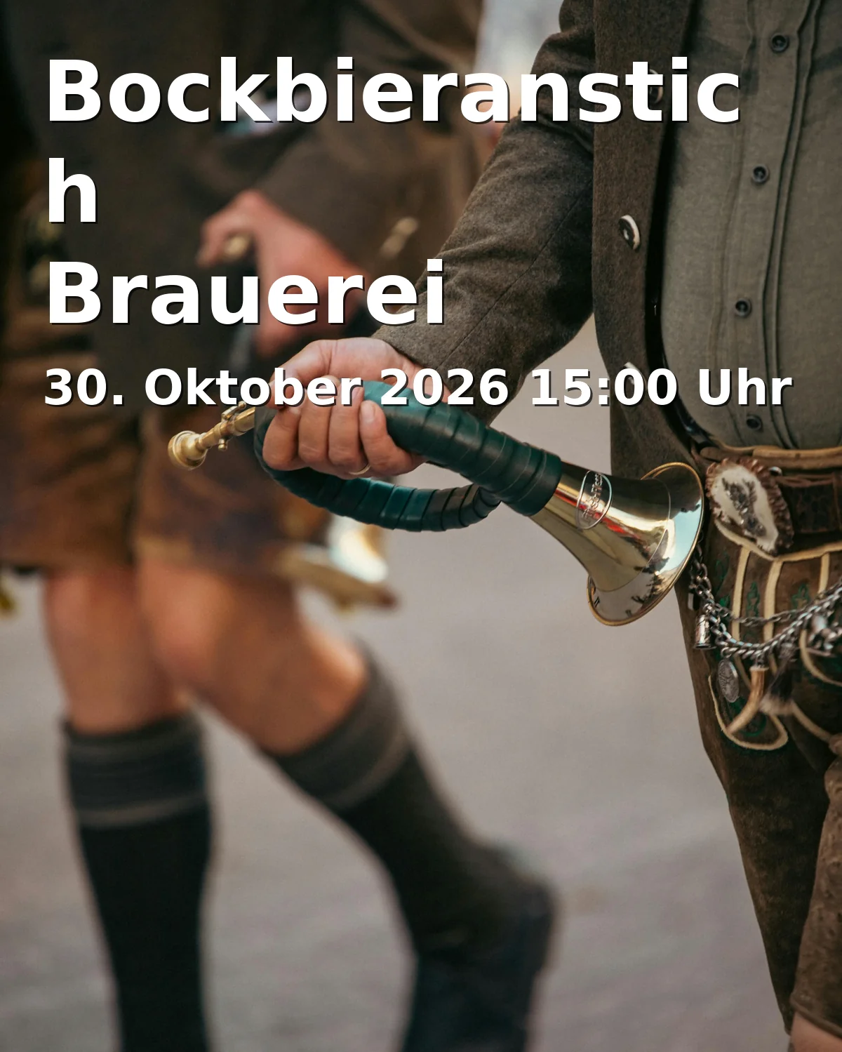 Bock Beer Tapping Brewery Hölzlein
