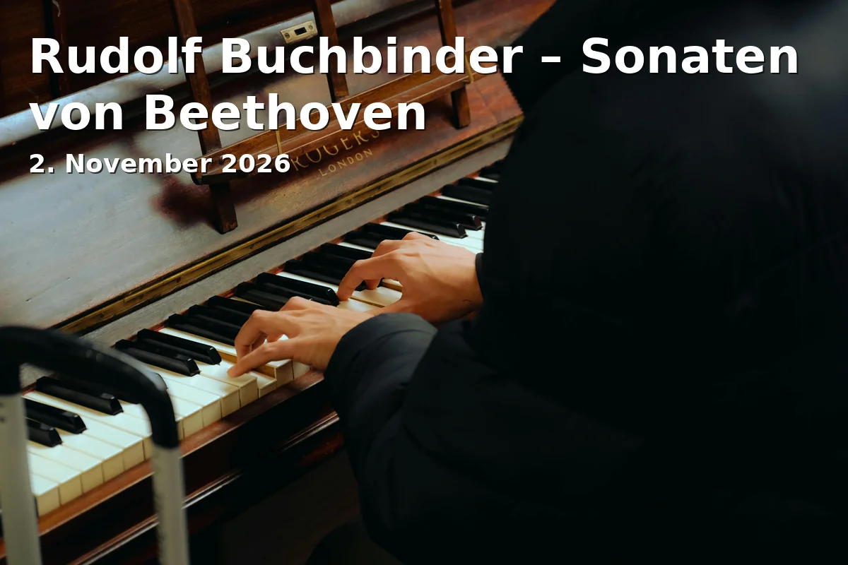 Event: Rudolf Buchbinder – Sonaten von Beethoven in Großes Haus des Staatstheaters Braunschweig, Am Theater 1, 38100 Braunschweig on 2. November 2026