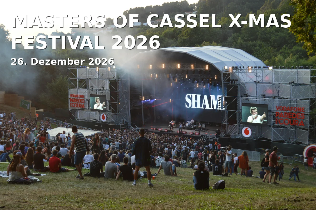 Event: MASTERS OF CASSEL X-MAS FESTIVAL 2026 in Goldgrube, Eisenschmiede 85–87, 34127 Kassel on 26. Dezember 2026