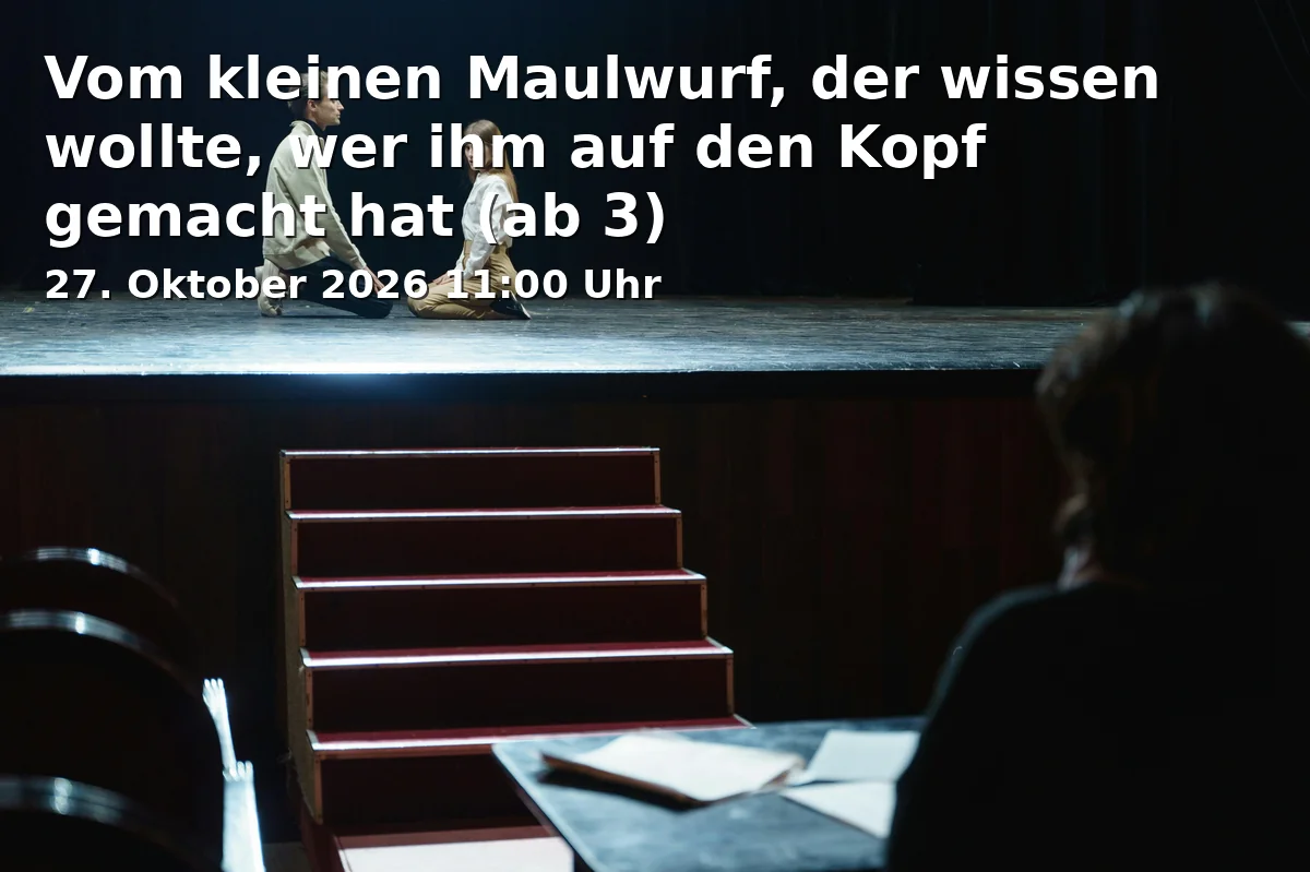 Vom kleinen Maulwurf, der wissen wollte, wer ihm auf den Kopf gemacht hat (ab 3)
