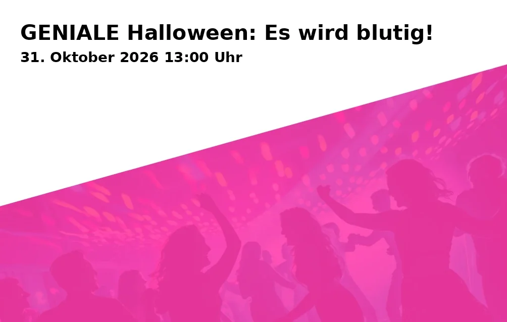 Event: GENIALE Halloween: Es wird blutig! in Wissenswerkstadt Bielefeld, Wilhelmstraße 3, 33602 Bielefeld on 31. Oktober 2026