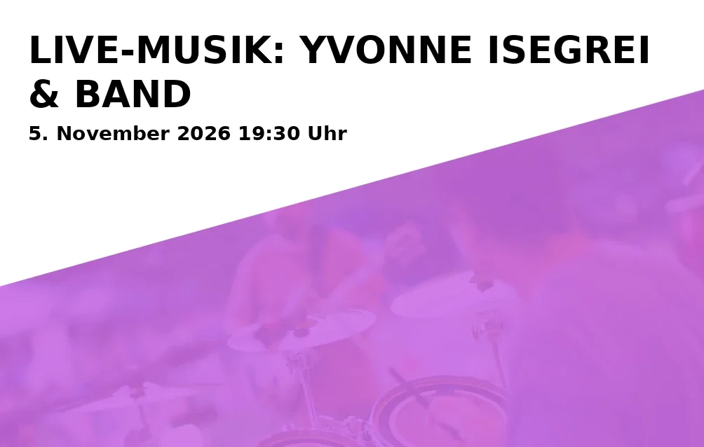 LIVE-MUSIK: YVONNE ISEGREI & BAND