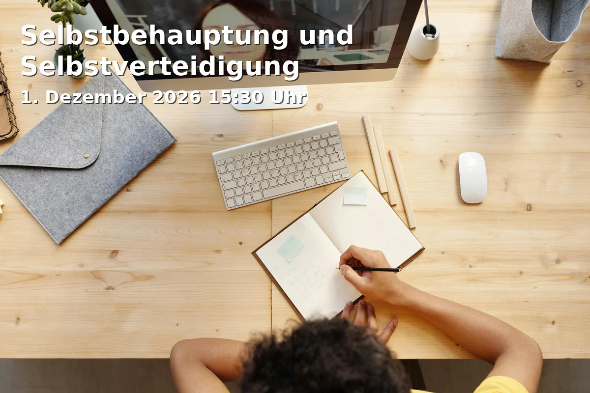 Event: Selbstbehauptung und Selbstverteidigung in Martinshalle, Zugang über die Mühlfelder Straße, Herrsching on 1. Dezember 2026
