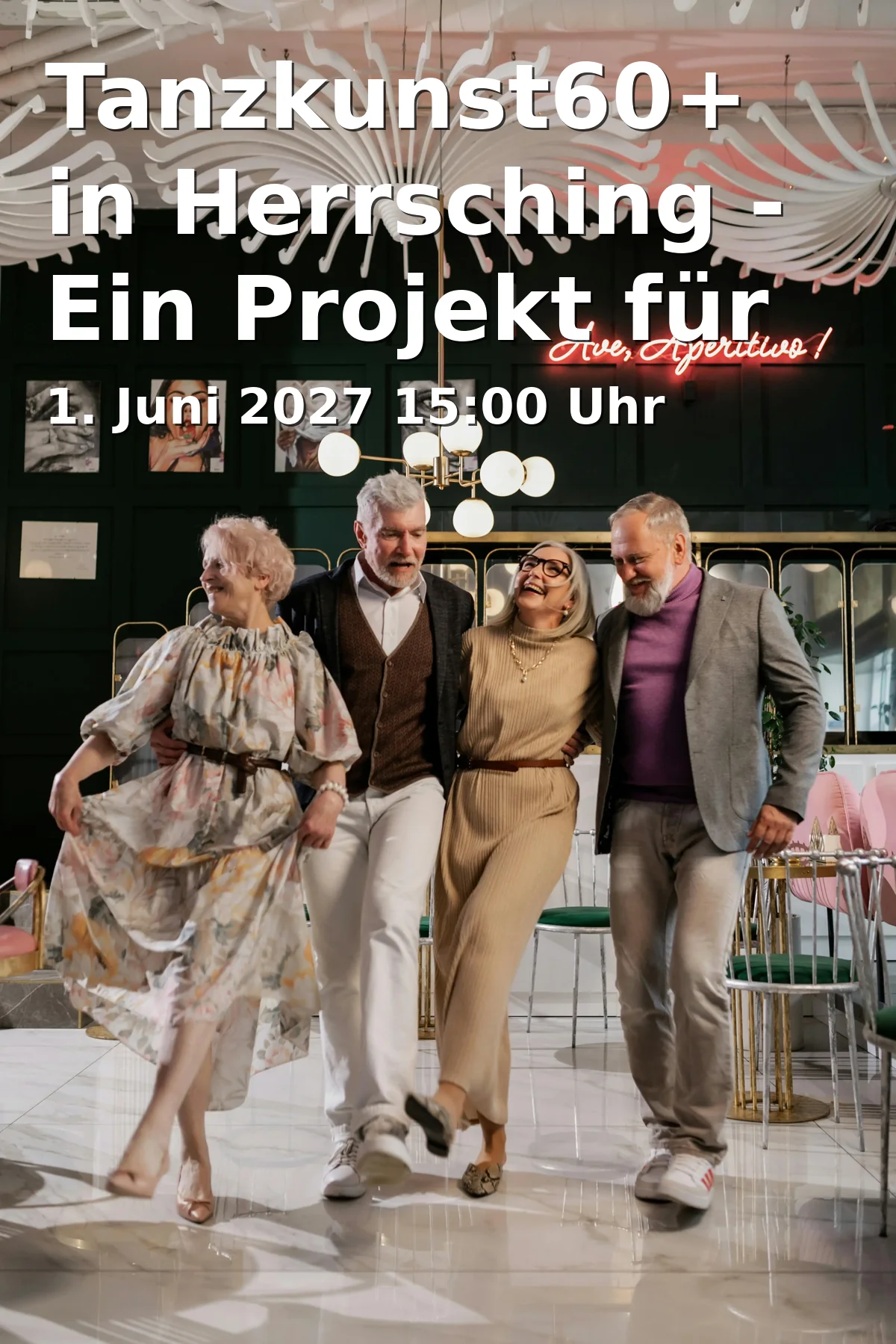 Event: Tanzkunst60+ in Herrsching - Ein Projekt für Seniorinnen und Senioren in Gemeindehaus an der Evangelischen Kirche, Madeleine-Ruoff-Straße 2, 82211 Herrsching on 1. Juni 2027