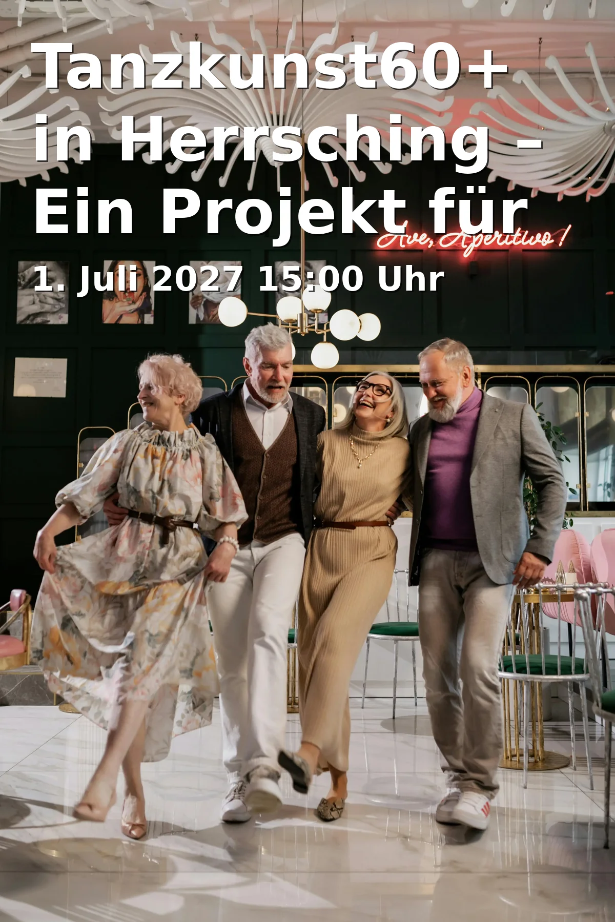 Event: Tanzkunst60+ in Herrsching – Ein Projekt für Seniorinnen und Senioren in Gemeindehaus an der Evangelischen Kirche, Madeleine-Ruoff-Straße 2, 82211 Herrsching on 1. Juli 2027